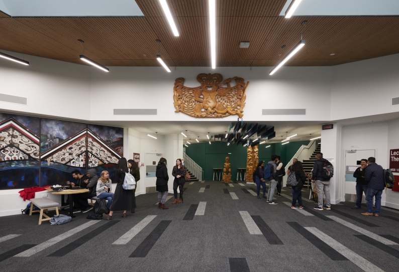 University of Waikato Management School Carpet Planks Tiles