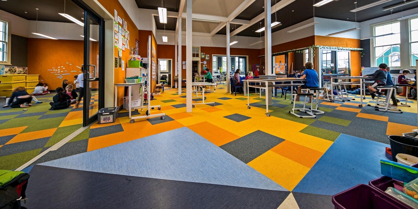 Richmond Road Primary School - Rondo Carpet Tiles